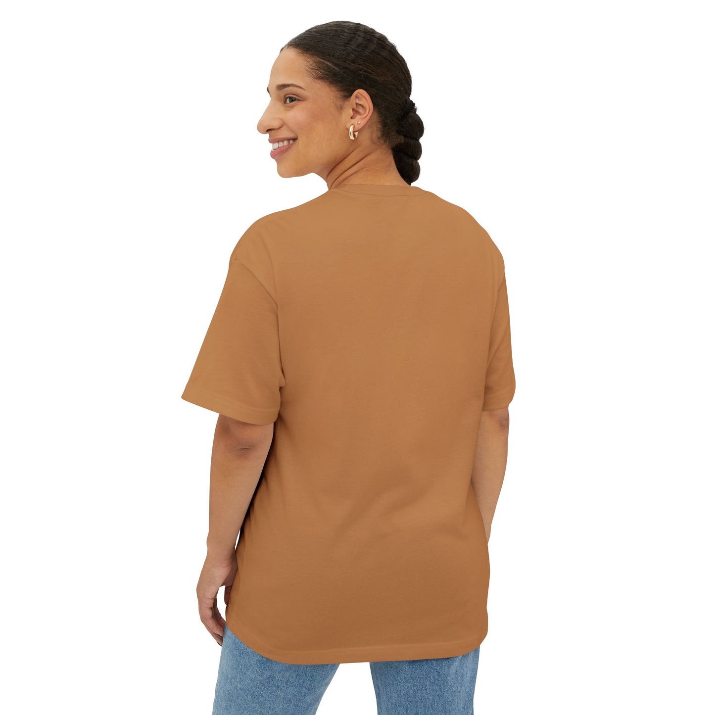 Unisex Oversized Boxy Tee - Hussle N Heal, Comfortable Casual Wear, Gift for Him/Her, Motivational Shirt, Relaxed Fit