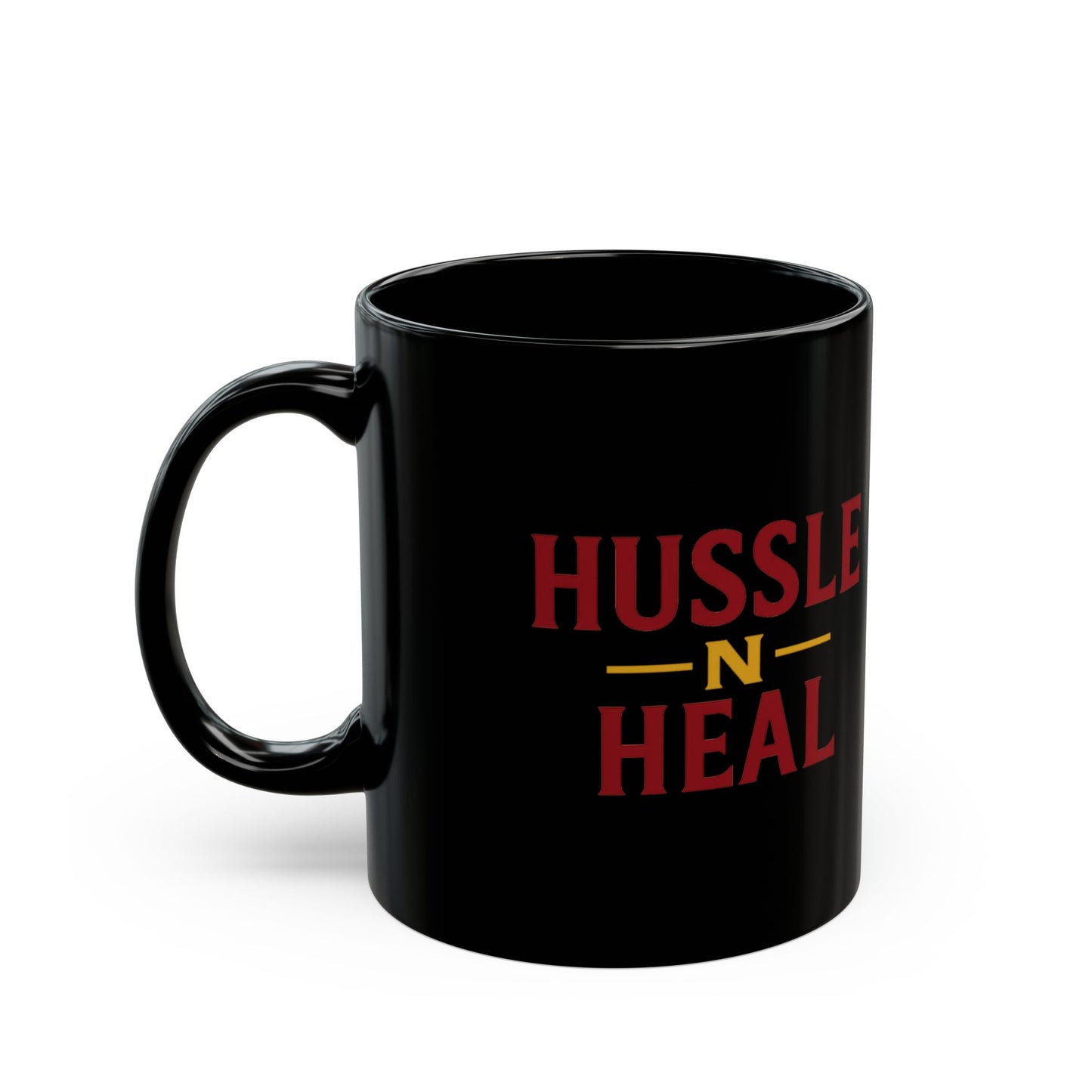 Inspirational Black Mug for Coffee Lovers, Hussle N Heal Quote, Motivational Gift for Entrepreneurs, Wellness Coffee Cup, Unique [...]
