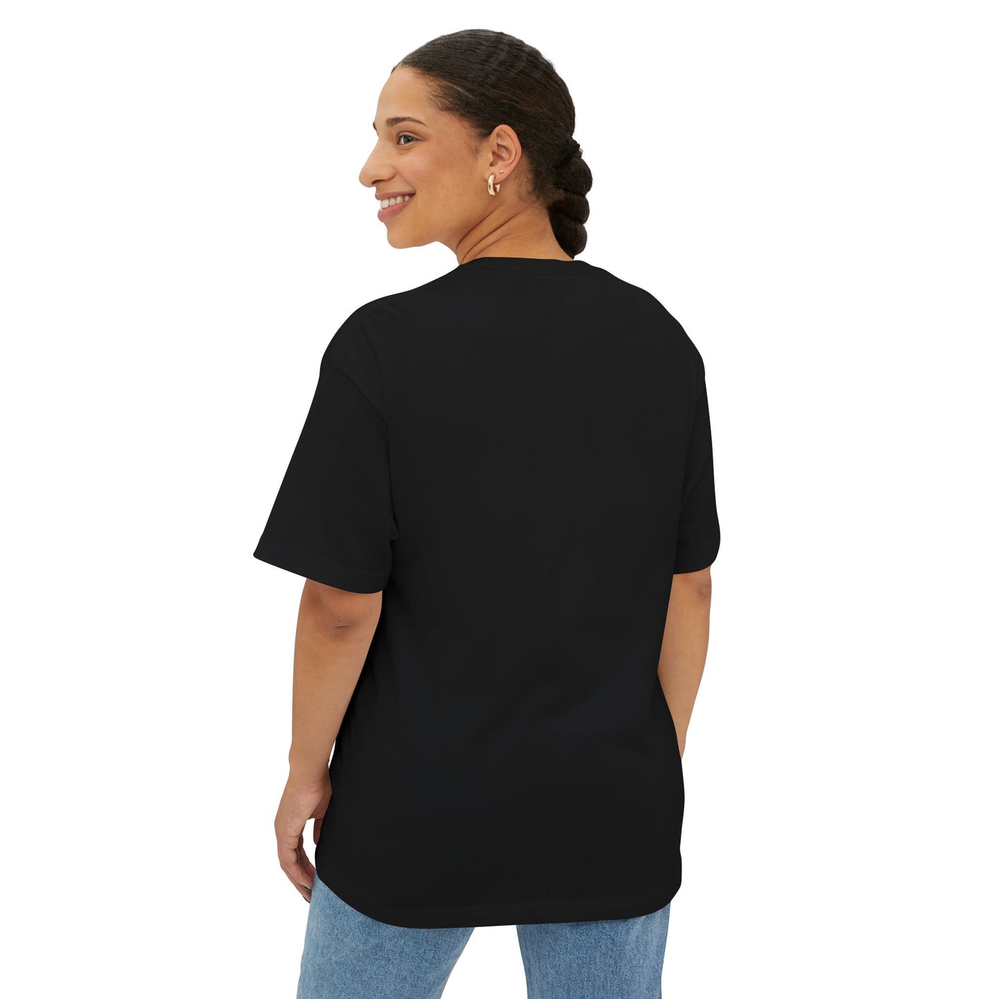Unisex Oversized Boxy Tee - Hussle N Heal, Comfortable Casual Wear, Gift for Him/Her, Motivational Shirt, Relaxed Fit